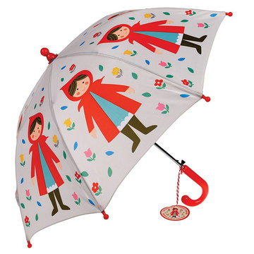 英國 Rex London 幼童/兒童自動傘_小紅帽_RL26979-rexlondon,自動傘,兒童自動傘,幼兒自動傘,雨傘,小童自動傘,小童傘,幼兒雨傘,幼兒自動傘,推薦自動傘