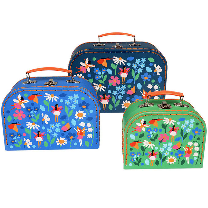 英國 Rex London 幼兒/兒童旅行手拿箱3件組_精靈花園_RL29269