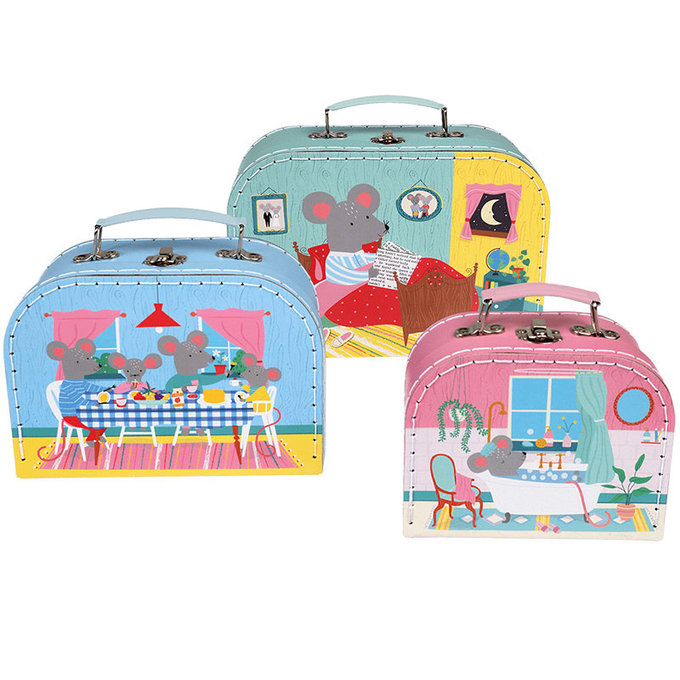 英國 Rex London 幼兒/兒童旅行手拿箱3件組_溫馨家園_RL29274