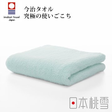 【日本桃雪】今治超長棉毛巾 -水藍色(34x80cm)-