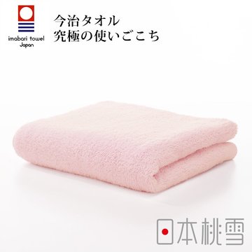 【日本桃雪】今治超長棉毛巾 -粉紅色(34x80cm)-