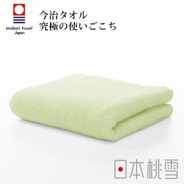 【日本桃雪】今治超長棉毛巾 -萊姆綠(34x80cm)-