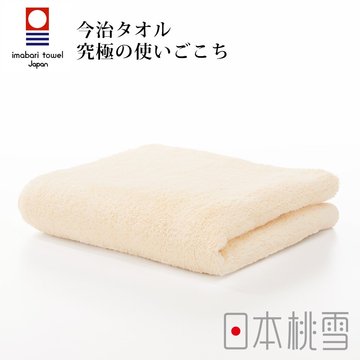 【日本桃雪】今治超長棉毛巾 -米色(34x80cm)-