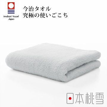 【日本桃雪】今治超長棉毛巾 -冰灰色(34x80cm)-