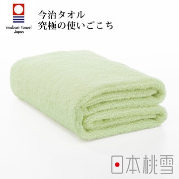 【日本桃雪】今治超長棉浴巾 -萊姆綠(60x120cm)-
