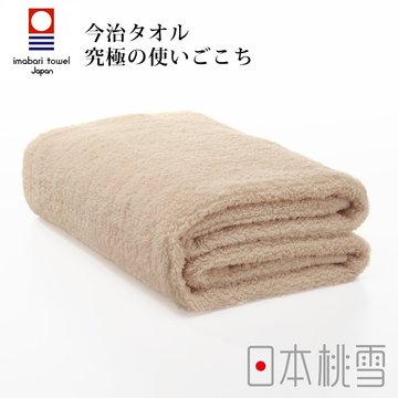 【日本桃雪】今治超長棉浴巾 -咖啡色(60x120cm)-