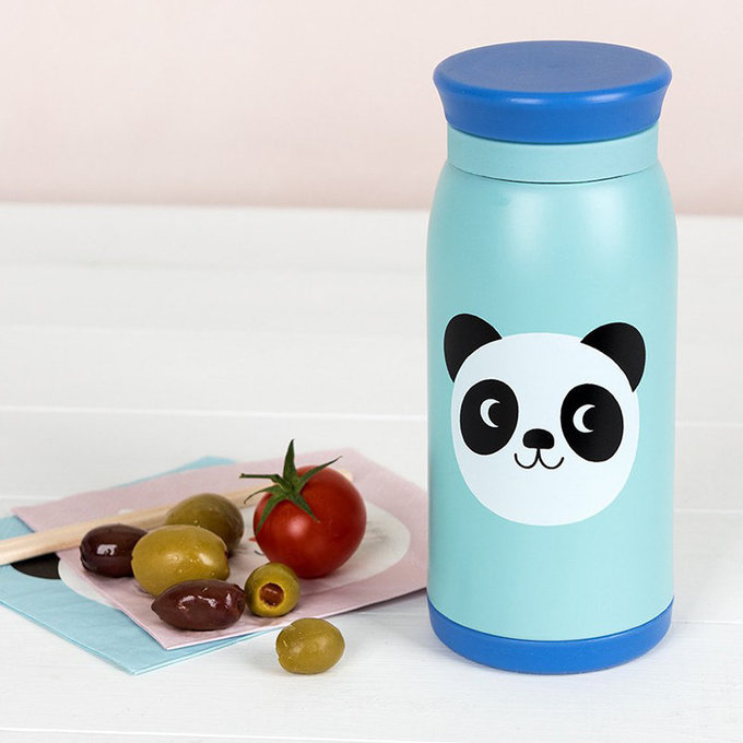英國 Rex London 不鏽鋼兩用保溫/保冷水瓶_可愛熊貓(350ml)_RL27848