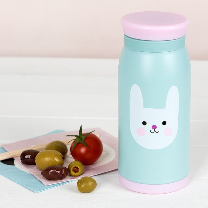 英國 Rex London 不鏽鋼兩用保溫/保冷水瓶_邦妮兔(350ml)_RL27851