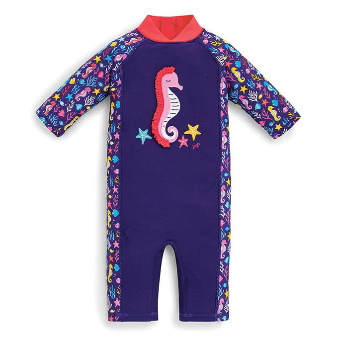 英國 JoJo Maman BeBe 嬰幼兒/兒童連身式防曬泳裝_海洋世界 (JJ-E1868)