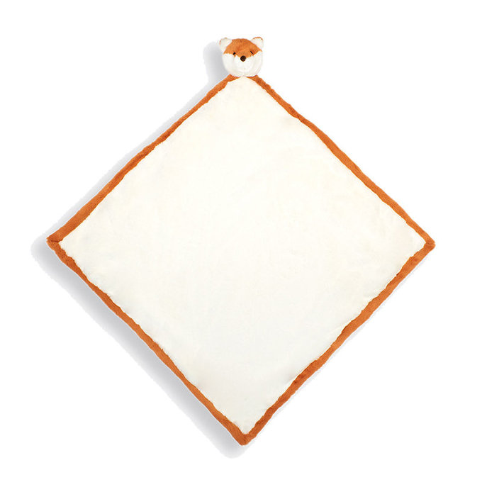 英國 JoJo Maman BeBe 多功能小薄被/蓋毯/安撫毯_小狐狸(JJE6095)