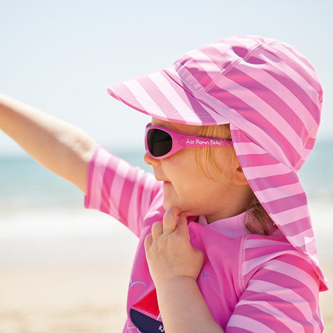 英國 JoJo Maman BeBe 嬰幼兒UV400 防護太陽眼鏡_深藍(JJb9067J)