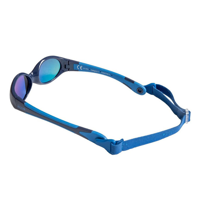 英國 JoJo Maman BeBe 嬰幼兒 UV400 防護調整型太陽眼鏡_海軍藍(JJD7973N)