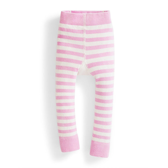 英國 JoJo Maman BeBe 嬰幼兒屁屁圖案內搭褲/保暖襪_粉白熊貓(JJE1249)