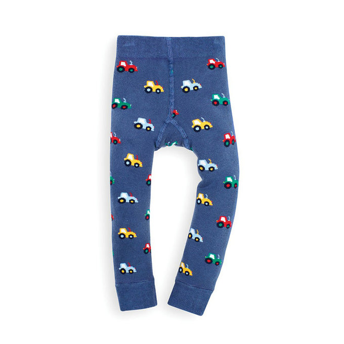 英國 JoJo Maman BeBe 嬰幼兒屁屁圖案內搭褲/保暖襪_滿版小汽車(JJE4967)