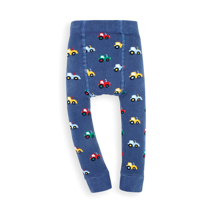 英國 JoJo Maman BeBe 嬰幼兒屁屁圖案內搭褲/保暖襪_滿版小汽車(JJE4967)