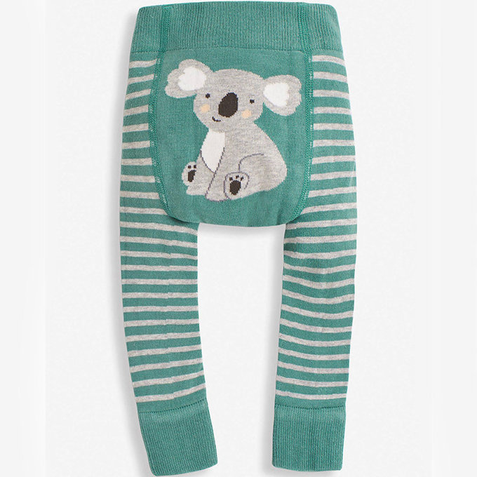 英國 JoJo Maman BeBe 嬰幼兒屁屁圖案內搭褲/保暖襪_無尾熊(JJE5583)
