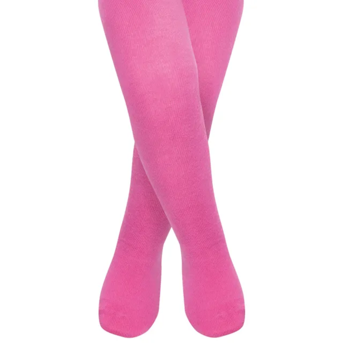 英國 JoJo Maman BeBe 柔細寶寶兒童內搭褲襪/保暖襪_桃紅(JJT008)