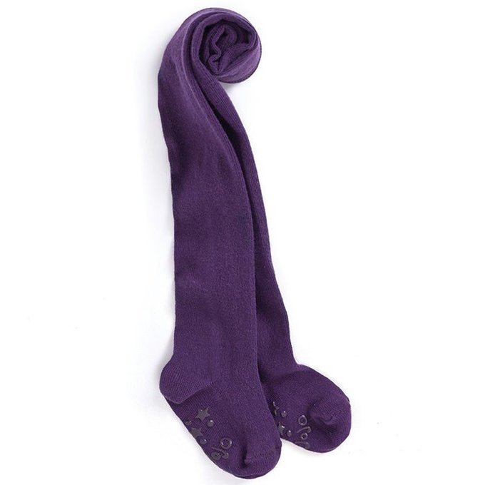 英國 JoJo Maman BeBe 柔細寶寶兒童內搭褲襪/保暖襪_保暖襪_深紫红(JJT015)