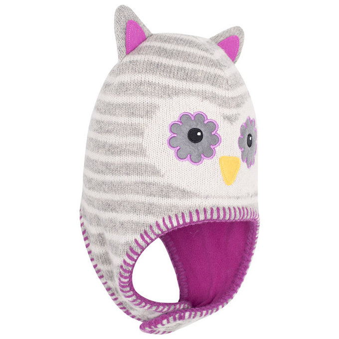 英國 JoJo Maman BeBe 保暖舒適羊毛帽_貓頭鷹 (JJHAT-06)