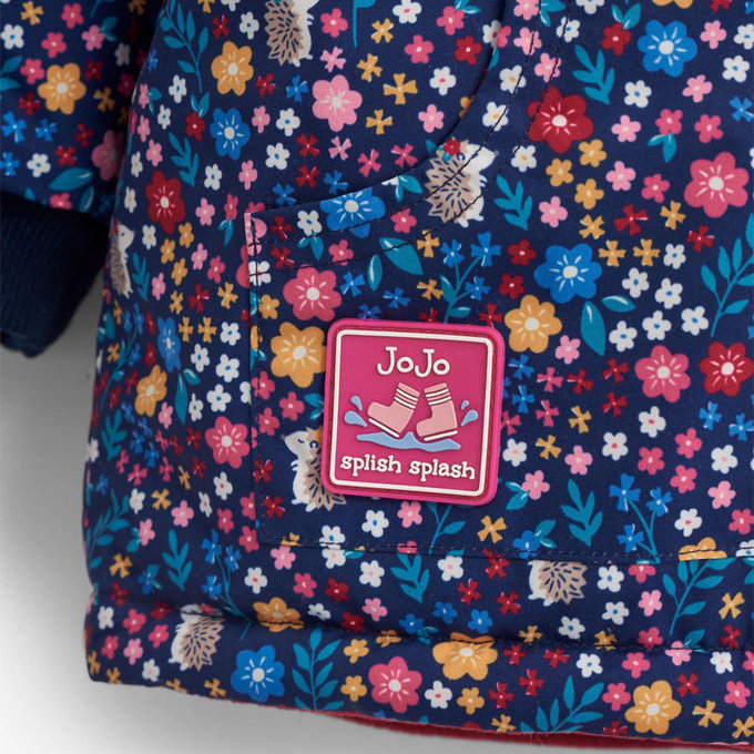 英國 JoJo Maman BeBe 雙面穿防風雨連帽保暖外套_刺蝟花園_JJH1816