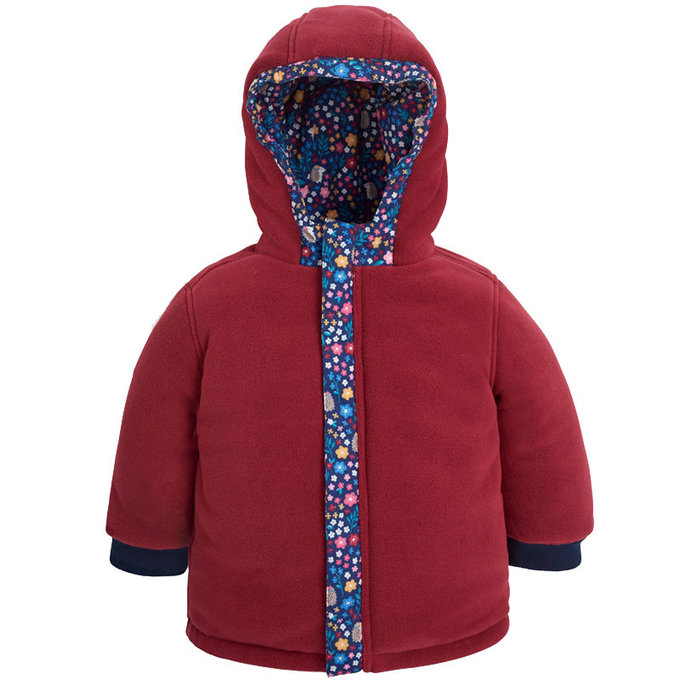 英國 JoJo Maman BeBe 雙面穿防風雨連帽保暖外套_刺蝟花園_JJH1816