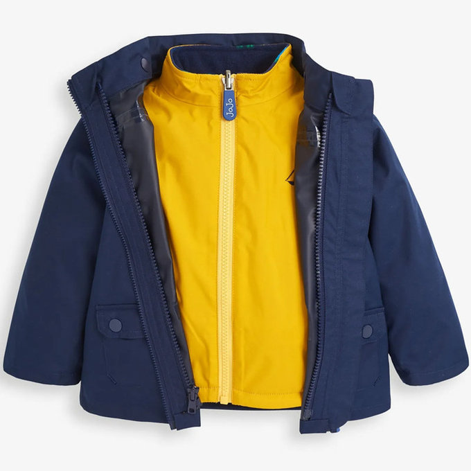 英國 JoJo Maman BeBe 四合一多功能防水保暖連帽外套_劍龍世界_JJH1808