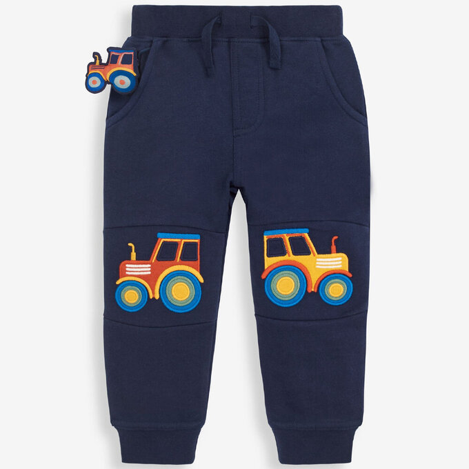 英國 JoJo Maman BeBe 保暖100%純棉長褲_拖拉機_JJH1862