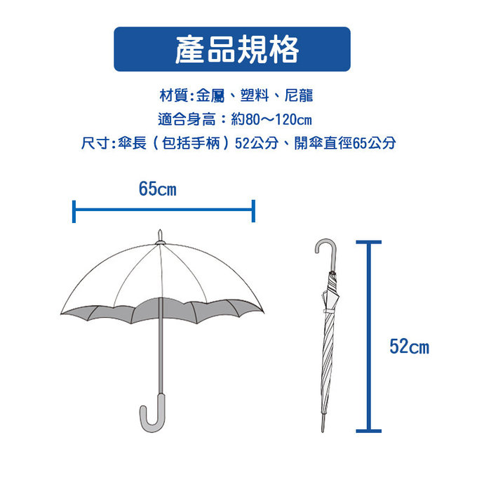 英國 Rex London 幼童/兒童自動傘_可愛熊貓_RL28066