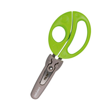 【MILAN】MILAN 小瓢蟲學童安全可攜式剪刀(含刀柄套)_綠色-