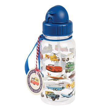 英國 Rex London 兒童Tritan™吸管水瓶_交通工具(500ML)_RL26206-