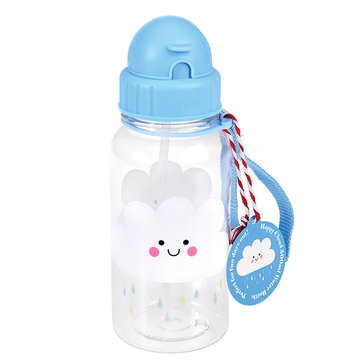 英國 Rex London 兒童 Tritan™ 吸管水瓶_快樂雲(500ml)_RL27906-