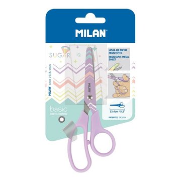 【MILAN】MILAN兒童安全剪刀_閃閃甜心_紫-