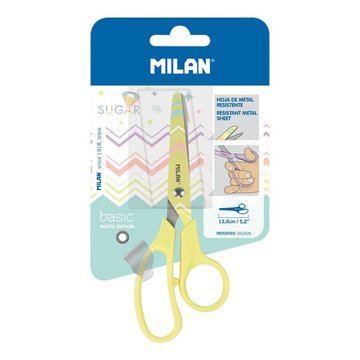 【MILAN】MILAN兒童安全剪刀_閃閃甜心_黃-