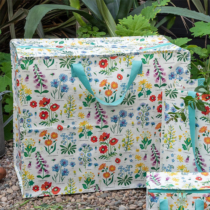 英國 Rex London 衣物/棉被超大多功能防水環保收納袋/萬用袋_春季花語_RL29229