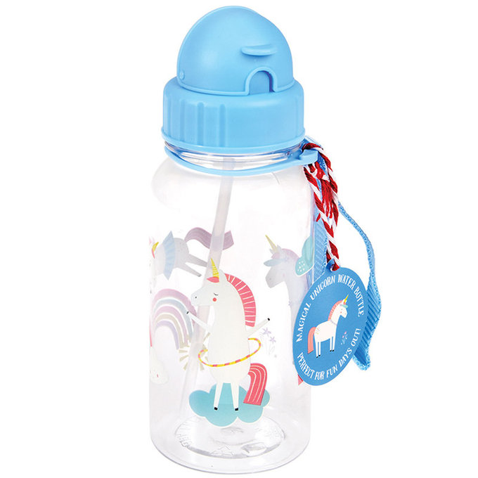 英國 Rex London 兒童 Tritan™ 吸管水瓶_獨角獸(500ml)_RL27905