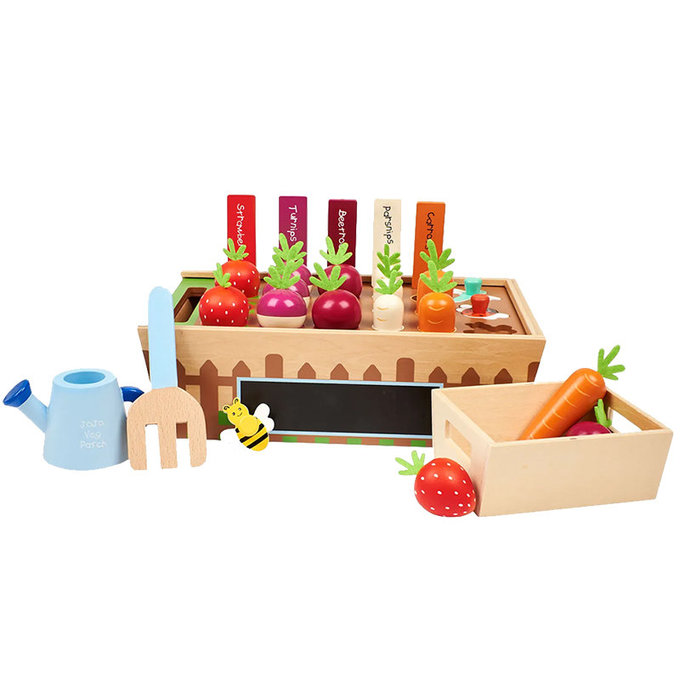 英國 JoJo Maman BeBe 優質玩具/益智/家家酒/角色扮演玩具_實木系列_田園樂_JJD9882