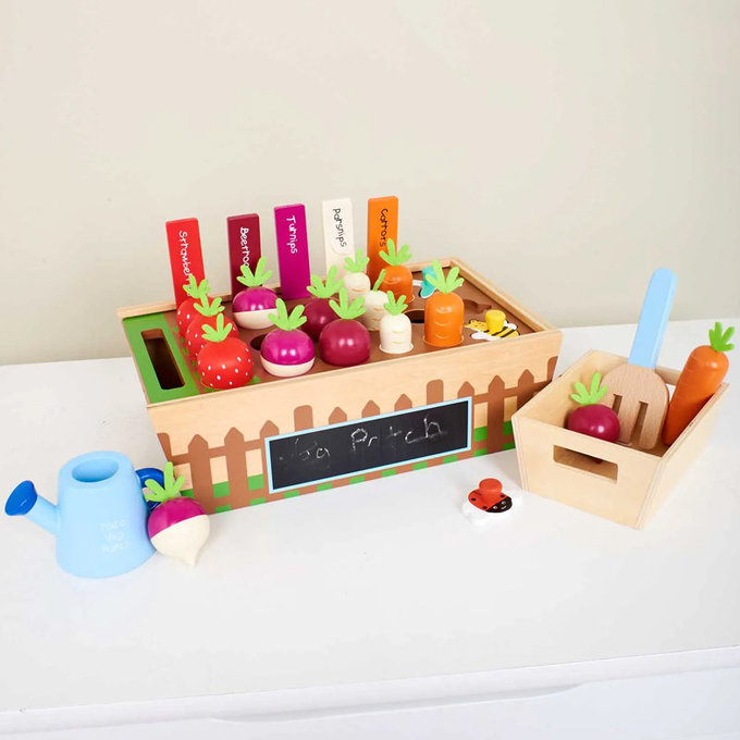 英國 JoJo Maman BeBe 優質玩具/益智/家家酒/角色扮演玩具_實木系列_田園樂_JJD9882