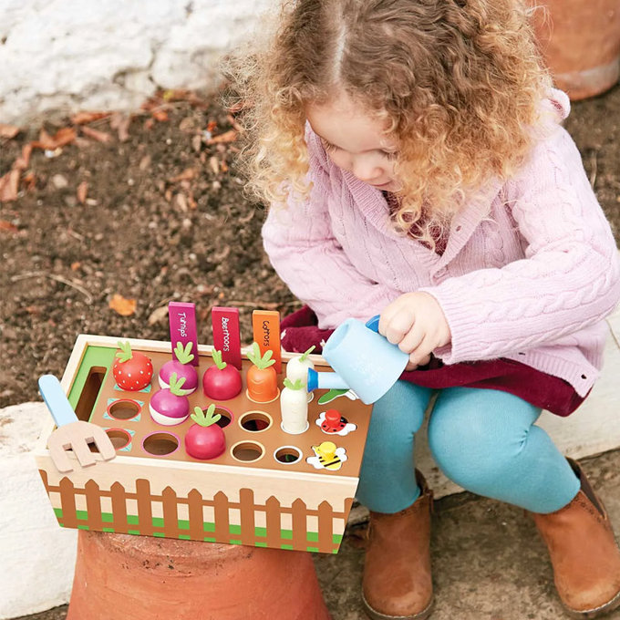 英國 JoJo Maman BeBe 優質玩具/益智/家家酒/角色扮演玩具_實木系列_田園樂_JJD9882