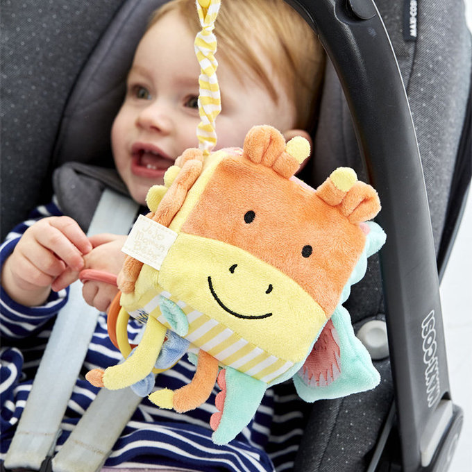 英國 JoJo Maman BeBe 優質玩具/嬰兒床/推車安撫玩具_布玩系列_誰的尾巴?_JJE6455