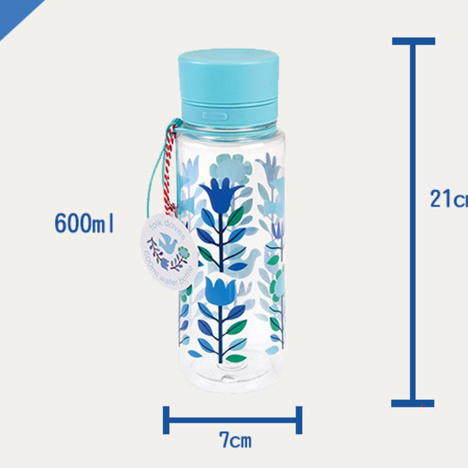 英國 Rex London 直飲式 Tritan™ 水瓶(成人/兒童皆可用)_藍鴿子(600ml)_RL28320