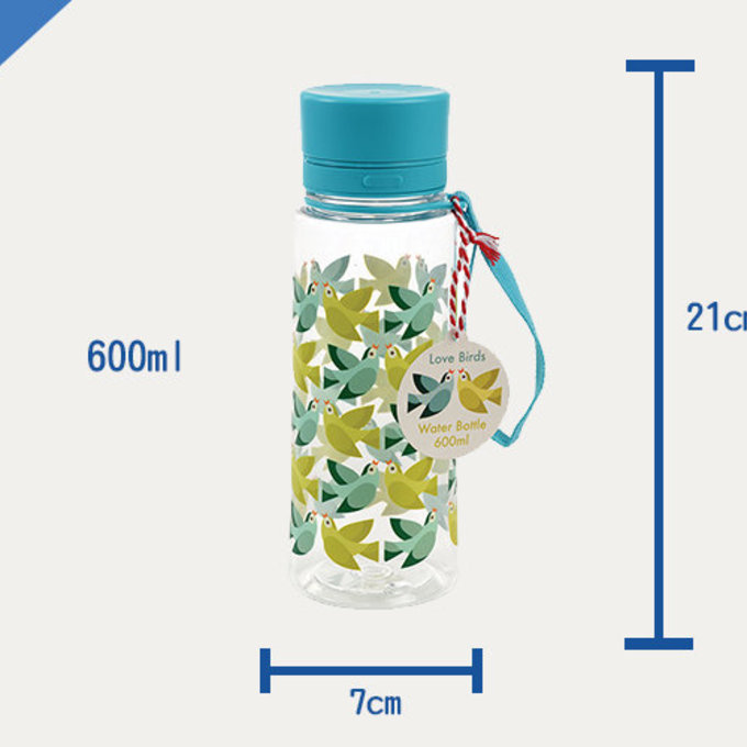 英國 Rex London 直飲式 Tritan™ 水瓶(成人/兒童皆可用)_愛情鳥(600ml)_RL28684