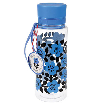 英國 Rex London 直飲式 Tritan™ 水瓶(成人/兒童皆可用)_藍花(600ml)_RL27911-
