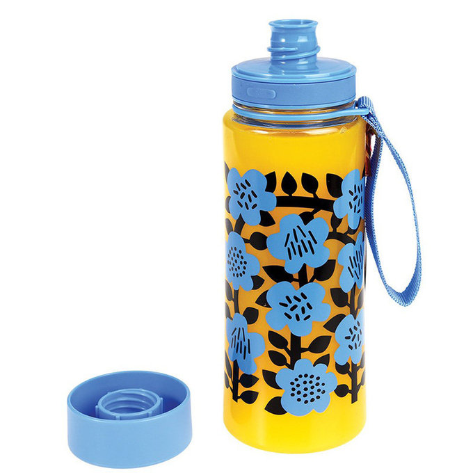 英國 Rex London 直飲式 Tritan™ 水瓶(成人/兒童皆可用)_藍花(600ml)_RL27911