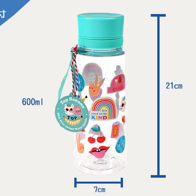 英國 Rex London 直飲式 Tritan™ 水瓶(成人/兒童皆可用)_繽紛搖滾(600ml)_RL29054