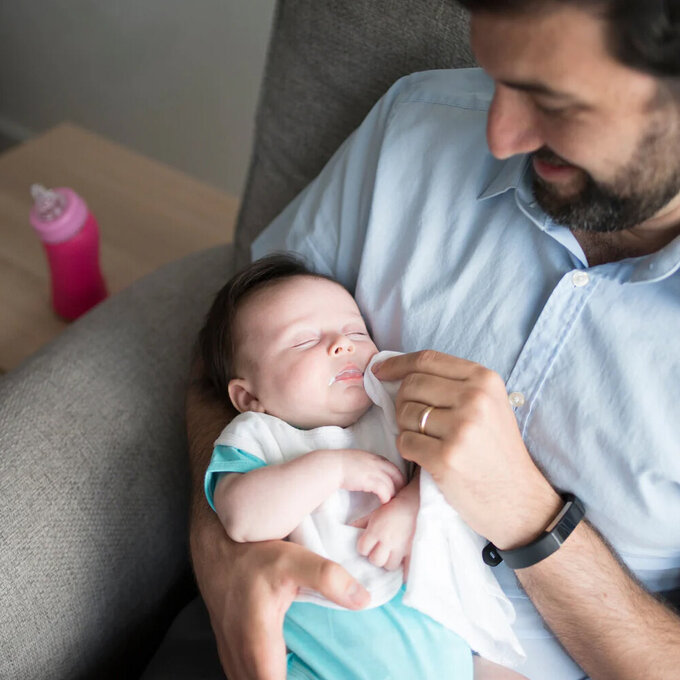 美國 green sprouts 小綠芽100%有機棉細紗布 毛巾/洗澡巾/方巾/手帕等多功能使用 5入組_純白_GS190190-WS