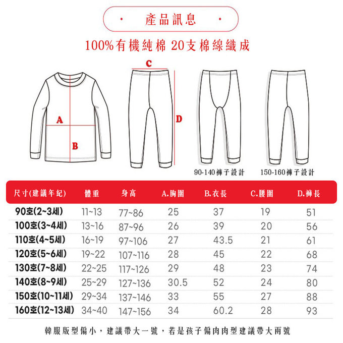 正韓 Puco 超優質嬰幼兒/兒童長袖100% 有機純棉家居服/睡衣_聖誕麋鹿_PC21-024(小童款)