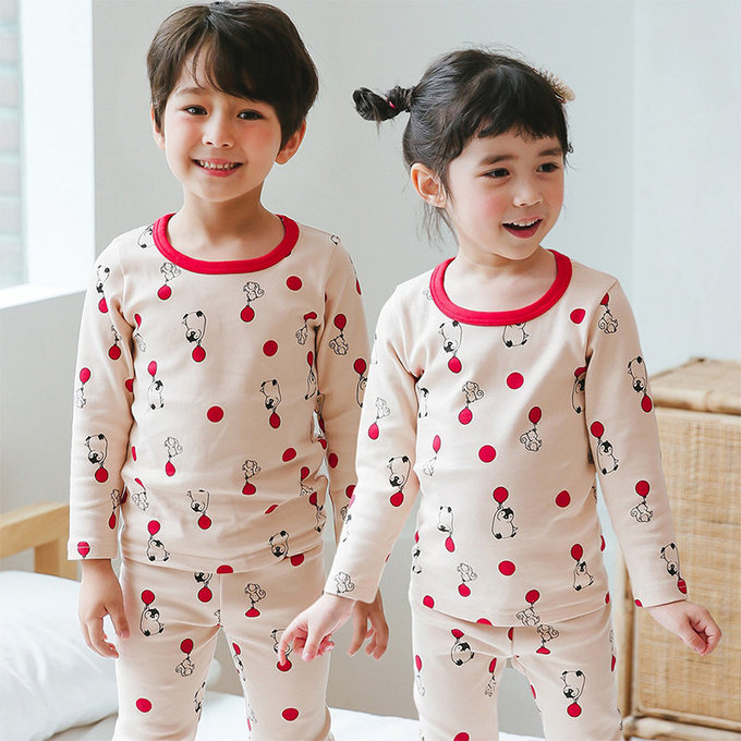 正韓 Puco 超優質嬰幼兒/兒童長袖有機棉家居服/睡衣_企鵝寶貝_PC21-029