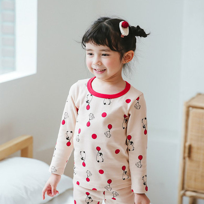 正韓 Puco 超優質嬰幼兒/兒童長袖有機棉家居服/睡衣_企鵝寶貝_PC21-029