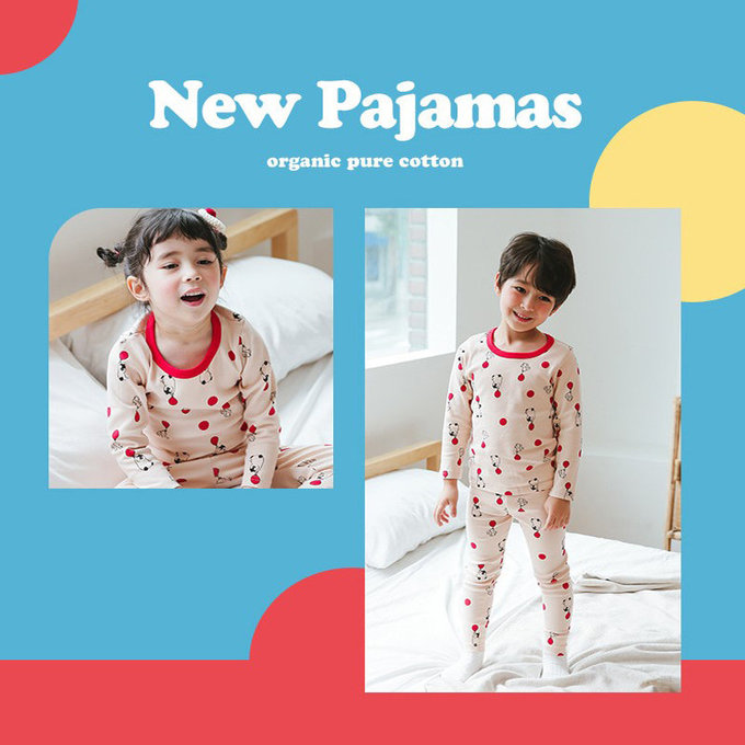 正韓 Puco 超優質嬰幼兒/兒童長袖有機棉家居服/睡衣_企鵝寶貝_PC21-029