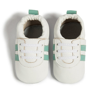 英國 shooshoos 健康無毒真皮手工鞋/學步鞋/嬰兒鞋_綿花糖(薄荷綠)_SS103944-